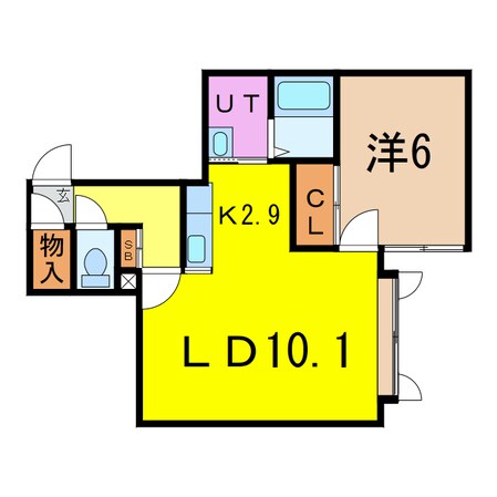 フレンドリーⅢの物件間取画像